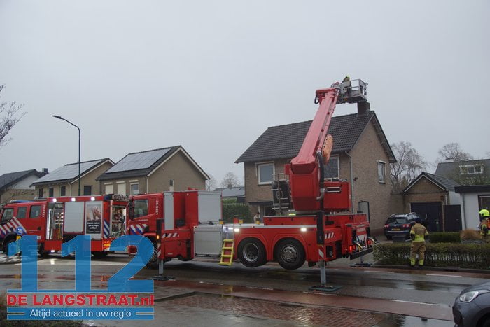 Schoorsteenbrand Berndijksestraat Kaatsheuvel 112 De Langstraat