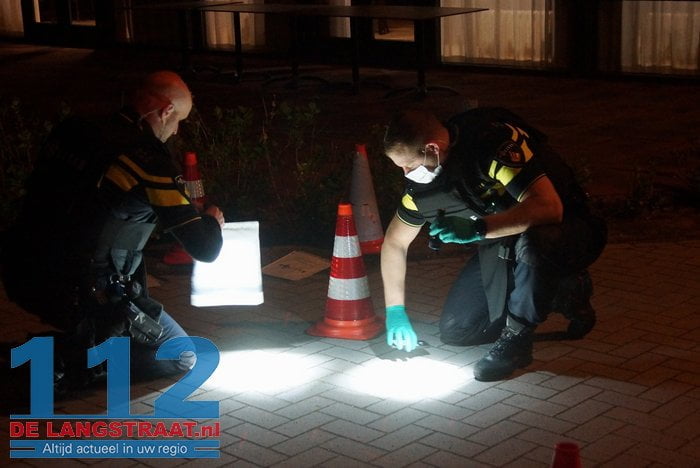 Hulzen gevonden bij verzorgingstehuis na melding van schietincident 17 Hulzen gevonden bij verzorgingstehuis na melding van schietincident 112 De Langstraat