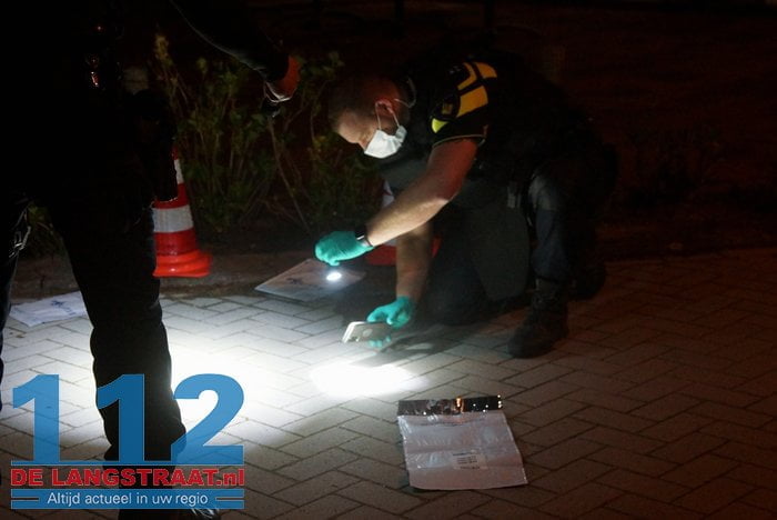 Hulzen gevonden bij verzorgingstehuis na melding van schietincident 20 Hulzen gevonden bij verzorgingstehuis na melding van schietincident 112 De Langstraat