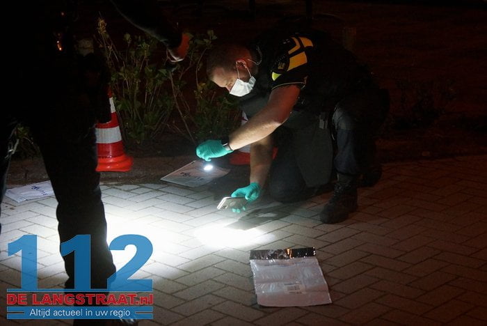 Hulzen gevonden bij verzorgingstehuis na melding van schietincident 21 Hulzen gevonden bij verzorgingstehuis na melding van schietincident 112 De Langstraat