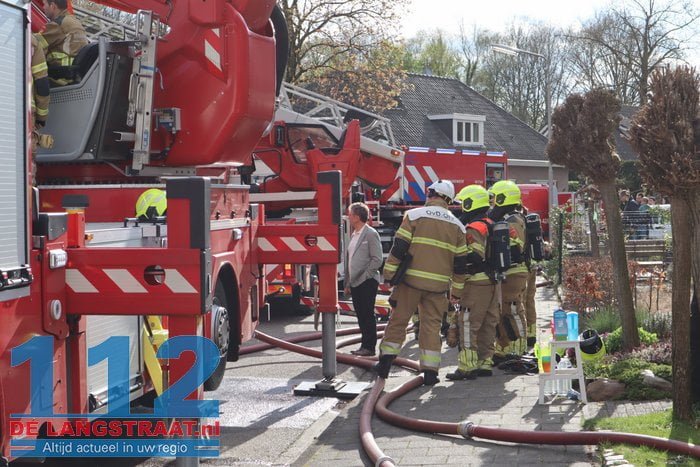 Schade groot na brand in rieten dak van villa in Drunen 38 Schade groot na brand in rieten dak van villa in Drunen 112 De Langstraat