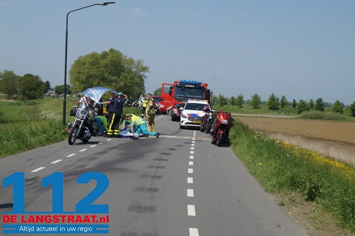 Ernstig ongeluk met vier motorrijders tijdens toertocht bij Andel: twee zwaargewonden 7 Ernstig ongeluk met vier motorrijders tijdens toertocht bij Andel: twee zwaargewonden 112 De Langstraat