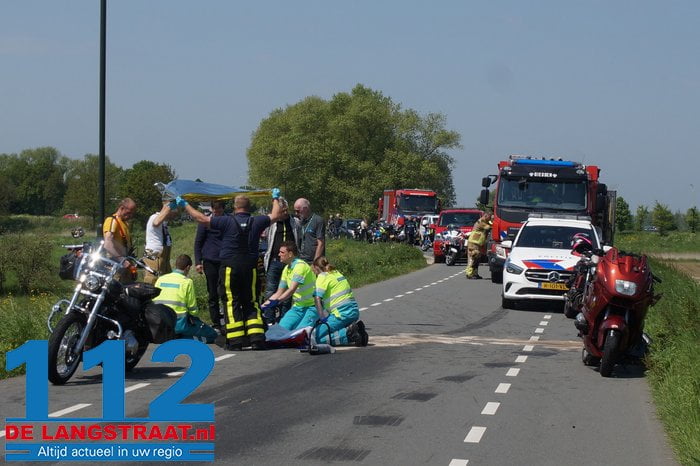 Ernstig ongeluk met vier motorrijders tijdens toertocht bij Andel: twee zwaargewonden 10 Ernstig ongeluk met vier motorrijders tijdens toertocht bij Andel: twee zwaargewonden 112 De Langstraat