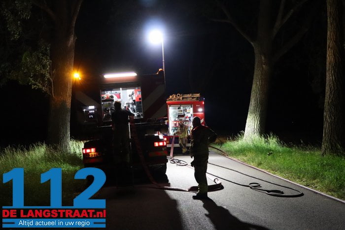 Derde dag op rij raak in Sprang-Capelle: dit keer berg afval in brand 11 Derde dag op rij raak in Sprang-Capelle: dit keer berg afval in brand 112 De Langstraat