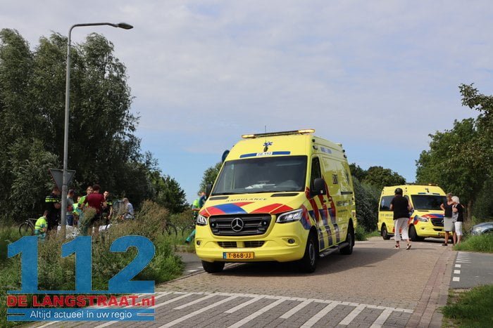 Fietser gewond na botsing met wielrenner Waspik 1 Fietser gewond na botsing met wielrenner Waspik 112 De Langstraat