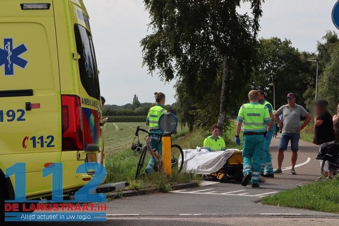 Fietser gewond na botsing met wielrenner Waspik 2 Fietser gewond na botsing met wielrenner Waspik 112 De Langstraat