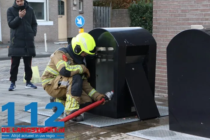 Ondergrondse papiercontainer in brand Kaatsheuvel 10 Ondergrondse papiercontainer in brand Kaatsheuvel 112 De Langstraat