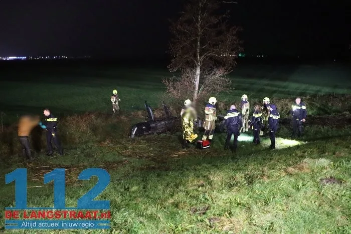Dode bij ernstig ongeval op toerit A59 in Waalwijk; bestuurder ging ervandoor. 1 Dode bij ernstig ongeval op toerit A59 in Waalwijk; bestuurder ging ervandoor. 112 De Langstraat