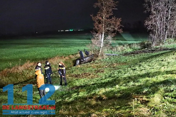 Dode bij ernstig ongeval op toerit A59 in Waalwijk; bestuurder ging ervandoor. 10 Dode bij ernstig ongeval op toerit A59 in Waalwijk; bestuurder ging ervandoor. 112 De Langstraat
