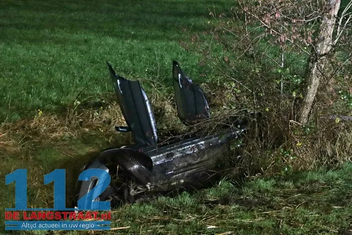 Dode bij ernstig ongeval op toerit A59 in Waalwijk; bestuurder ging ervandoor. 16 Dode bij ernstig ongeval op toerit A59 in Waalwijk; bestuurder ging ervandoor. 112 De Langstraat