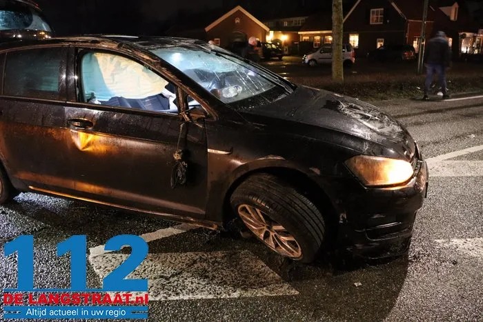 Auto over de kop Gemeenteweg Dongen 7 Auto over de kop Gemeenteweg Dongen 112 De Langstraat