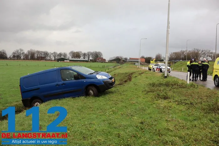 Automobilist raakt van de weg oprit A59 bij Drunen 8 Automobilist raakt van de weg oprit A59 bij Drunen 112 De Langstraat