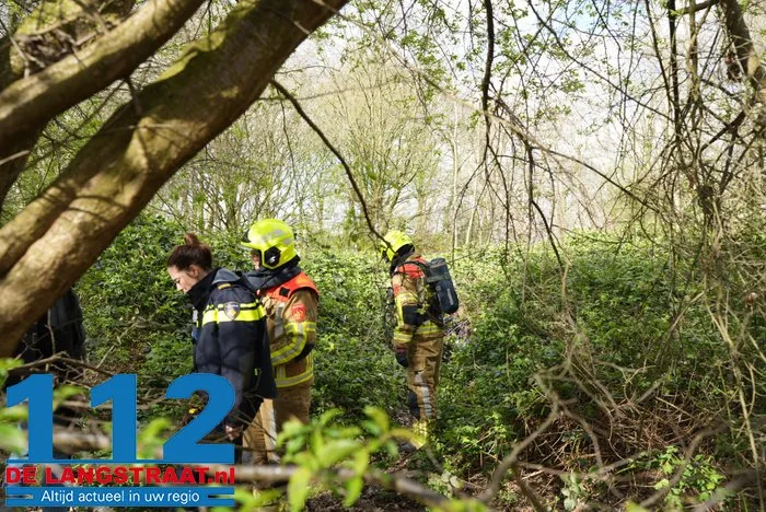 Vaten gevonden in een bosperceel Lageweg in Waspik 112 De Langstraat