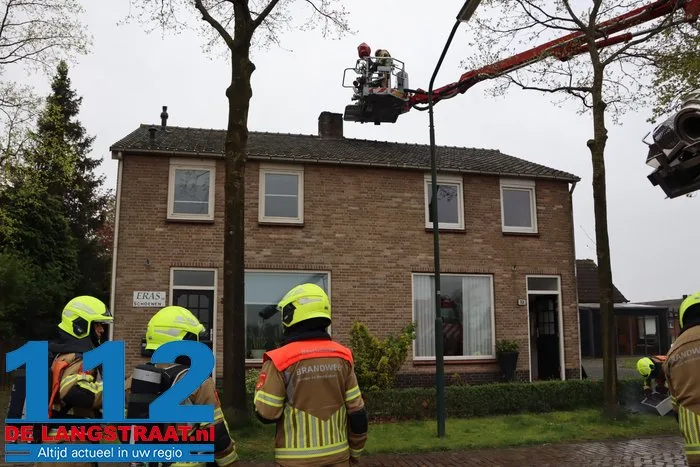 Schoorsteenbrand Erasstraat Kaatsheuvel 4 Schoorsteenbrand Erasstraat Kaatsheuvel 112 De Langstraat