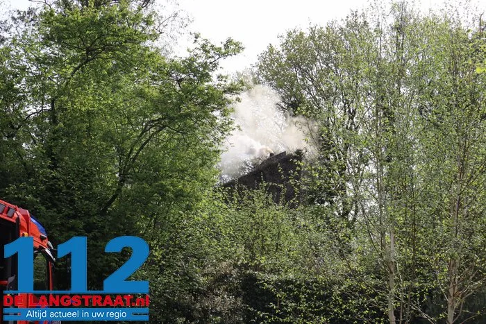 Schoorsteenbrand veroorzaakt veel rook in Drunen 4 Schoorsteenbrand veroorzaakt veel rook in Drunen 112 De Langstraat