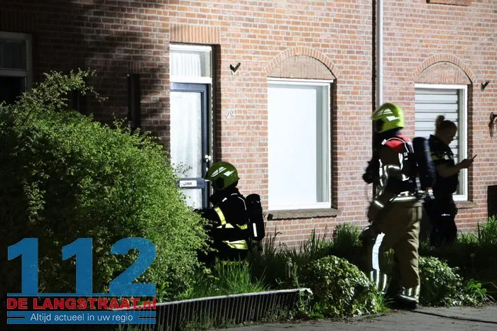 Gaslek in leegstaande woning in Sprang-Capelle, brandweer ter plaatse 6 Gaslek in leegstaande woning in Sprang-Capelle, brandweer ter plaatse 112 De Langstraat