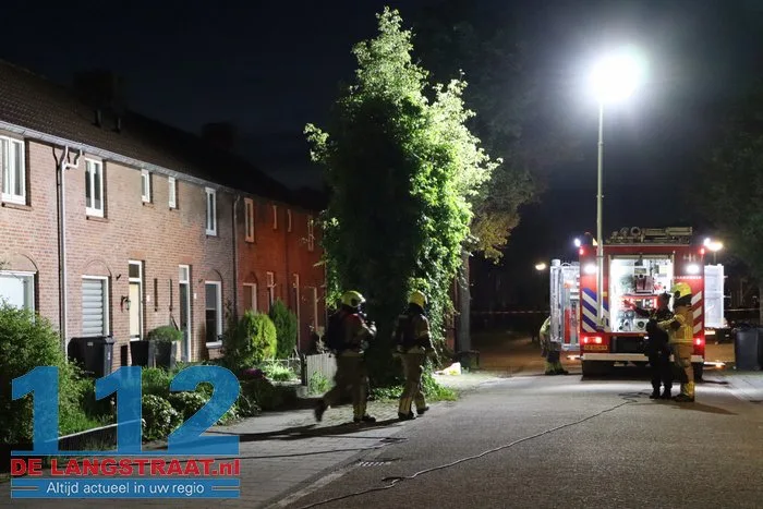 Gaslek in leegstaande woning in Sprang-Capelle, brandweer ter plaatse 12 Gaslek in leegstaande woning in Sprang-Capelle, brandweer ter plaatse 112 De Langstraat