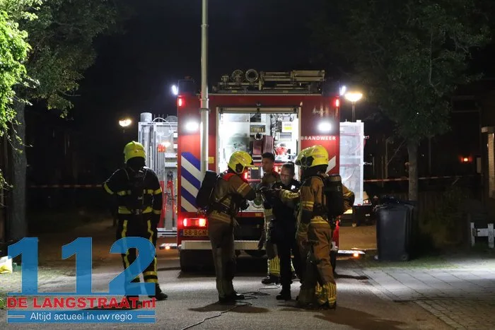 Gaslek in leegstaande woning in Sprang-Capelle, brandweer ter plaatse 13 Gaslek in leegstaande woning in Sprang-Capelle, brandweer ter plaatse 112 De Langstraat