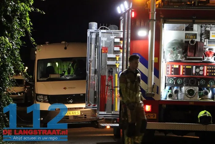 Gaslek in leegstaande woning in Sprang-Capelle, brandweer ter plaatse 16 Gaslek in leegstaande woning in Sprang-Capelle, brandweer ter plaatse 112 De Langstraat