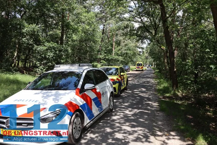 Man valt van fiets in Loonse en Drunense Duinen en raakt gewond: traumahelikopter landt in de duinen 112 De Langstraat