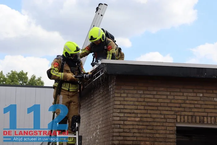 Heg en schuur in brand door wegbranden onkruid Kaatsheuvel 15 Heg en schuur in brand door wegbranden onkruid Kaatsheuvel 112 De Langstraat