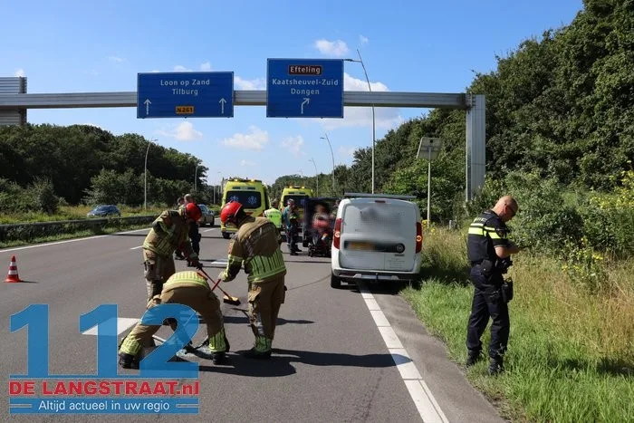 Ongeval met twee auto’s en een busje bij Kaatsheuvel: meerdere lichtgewonden 6 Ongeval met twee auto’s en een busje bij Kaatsheuvel: meerdere lichtgewonden 112 De Langstraat