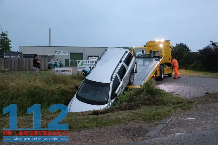 Twee gewonden bij botsing in Elshout, voertuig belandt in de sloot 15 Twee gewonden bij botsing in Elshout, voertuig belandt in de sloot 112 De Langstraat