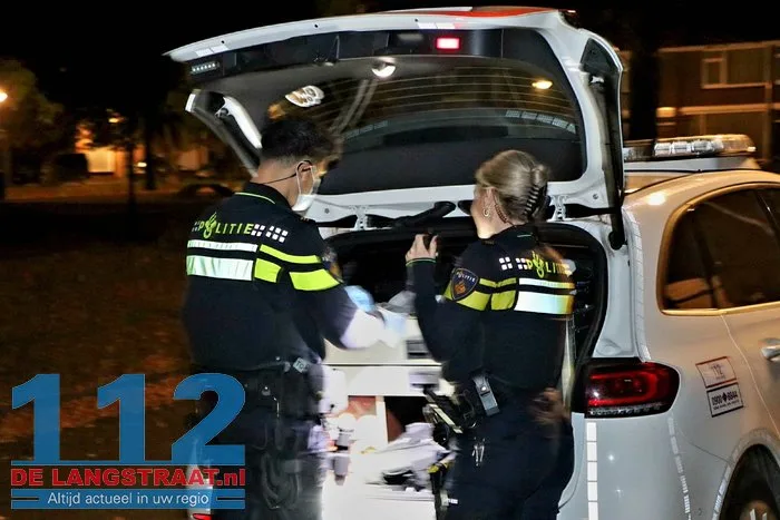 Voordeur in brand woning na harde knal Kaatsheuvel 6 Voordeur in brand woning na harde knal Kaatsheuvel 112 De Langstraat