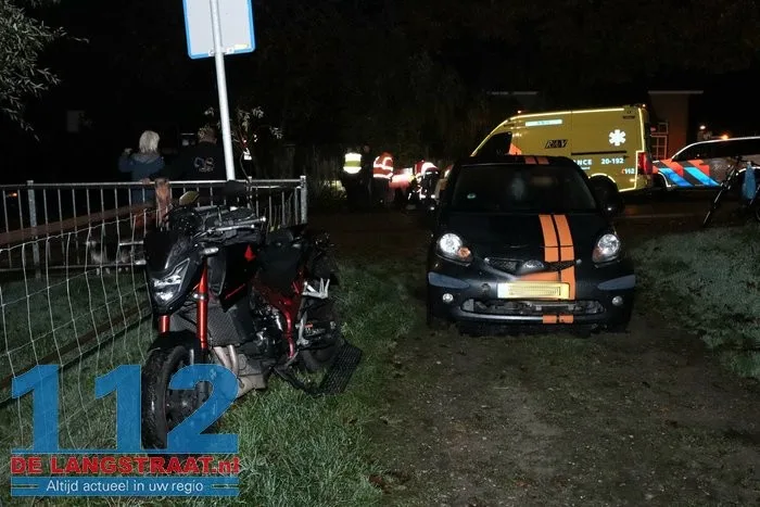 Motorrijder gewond bij aanrijding in Waspik 3 Motorrijder gewond bij aanrijding in Waspik 112 De Langstraat
