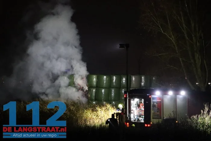 Veel rook bij buitenbrand Winterdijk Sprang-Capelle 7 Veel rook bij buitenbrand Winterdijk Sprang-Capelle 112 De Langstraat