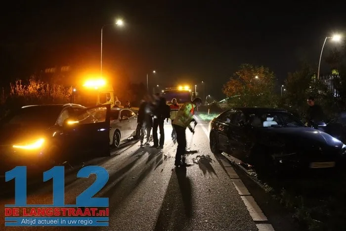 Ongeval met vijf auto's op Midden-Brabantweg bij Kaatsheuvel, één auto was pas een maand oud 17 Ongeval met vijf auto's op Midden-Brabantweg bij Kaatsheuvel, één auto was pas een maand oud 112 De Langstraat