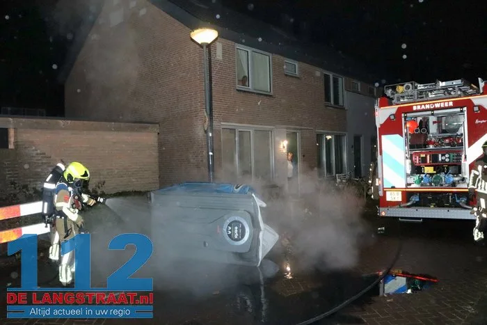 Mobiel toilet in brand midden in woonwijk Edouard Lalostraat Waalwijk 15 Mobiel toilet in brand midden in woonwijk Edouard Lalostraat Waalwijk 112 De Langstraat