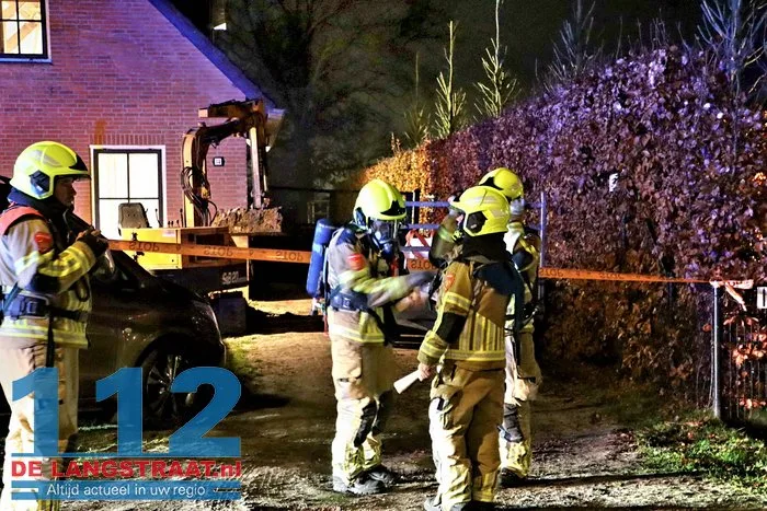 Gaslek na graafwerkzaamheden in voortuin Kaatsheuvel 2 Gaslek na graafwerkzaamheden in voortuin Kaatsheuvel 112 De Langstraat