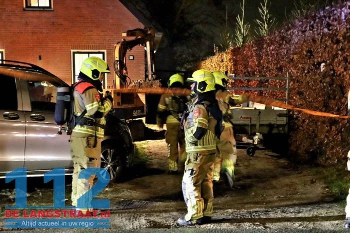 Gaslek na graafwerkzaamheden in voortuin Kaatsheuvel 4 Gaslek na graafwerkzaamheden in voortuin Kaatsheuvel 112 De Langstraat