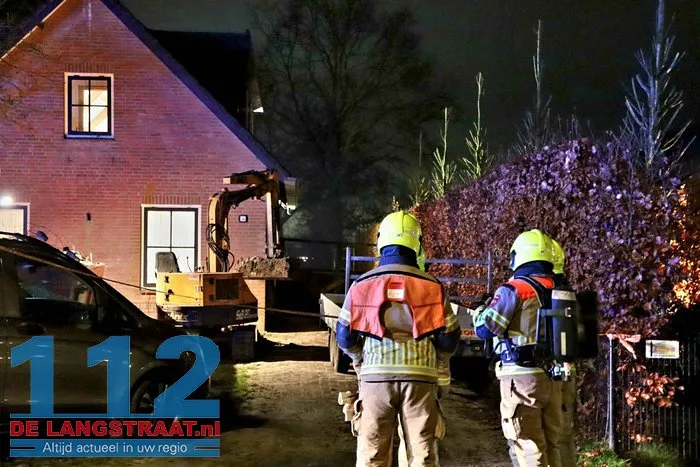 Gaslek na graafwerkzaamheden in voortuin Kaatsheuvel 9 Gaslek na graafwerkzaamheden in voortuin Kaatsheuvel 112 De Langstraat