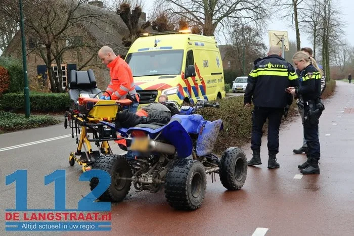 Voetgangster (41) aangereden door quad, slachtoffer zwaargewond 2 Voetgangster (41) aangereden door quad, slachtoffer zwaargewond 112 De Langstraat