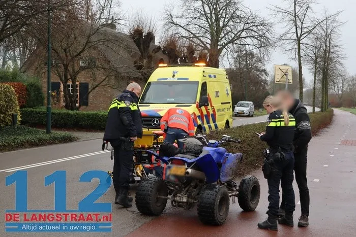 Voetgangster (41) aangereden door quad, slachtoffer zwaargewond 5 Voetgangster (41) aangereden door quad, slachtoffer zwaargewond 112 De Langstraat