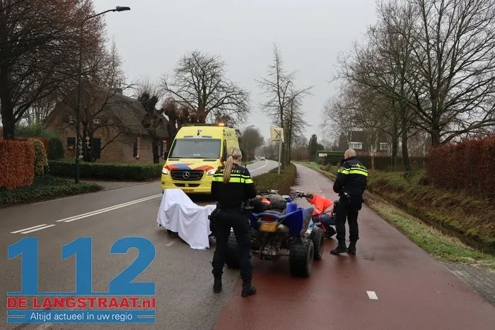 Voetgangster (41) aangereden door quad, slachtoffer zwaargewond 6 Voetgangster (41) aangereden door quad, slachtoffer zwaargewond 112 De Langstraat