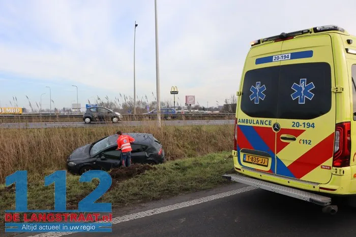 Auto over de kop Midden-Brabantweg Waalwijk 3 Auto over de kop Midden-Brabantweg Waalwijk 112 De Langstraat