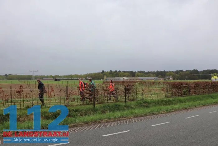 Vrouw zwaargewond door trap van paard in De Moer 3 Vrouw zwaargewond door trap van paard in De Moer 112 De Langstraat