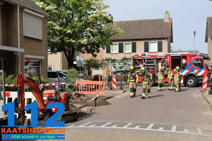 Gasleiding geraakt tijdens werkzaamheden in Diepenbrockstraat Waspik 6 Gasleiding geraakt tijdens werkzaamheden in Diepenbrockstraat Waspik 112 De Langstraat