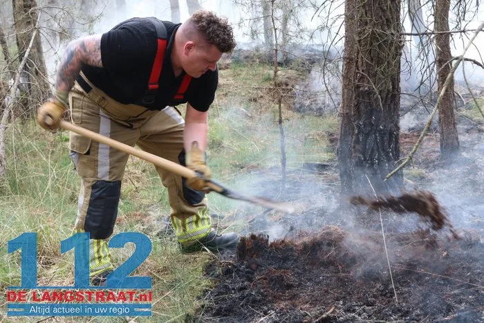 Natuurbrand in Loonse en Drunense Duinen onder controle, brandweer blijft nablussen 11 Natuurbrand in Loonse en Drunense Duinen onder controle, brandweer blijft nablussen 112 De Langstraat