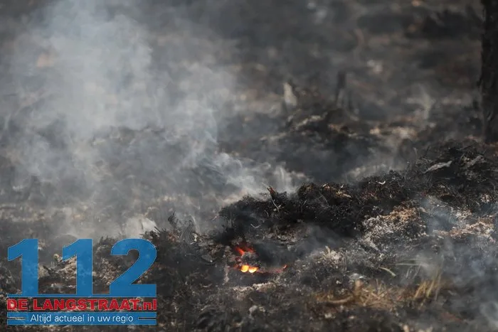 Natuurbrand in Loonse en Drunense Duinen onder controle, brandweer blijft nablussen 17 Natuurbrand in Loonse en Drunense Duinen onder controle, brandweer blijft nablussen 112 De Langstraat