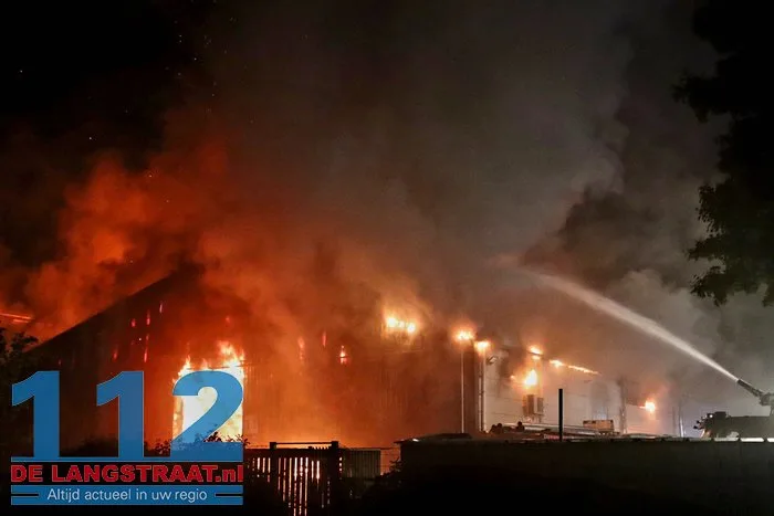 Grote vuurzee verwoest productiehallen ECCO Dongen 31 Grote vuurzee verwoest productiehallen ECCO Dongen 112 De Langstraat