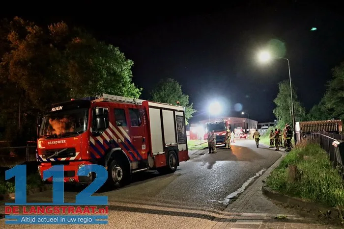 Grote vuurzee verwoest productiehallen ECCO Dongen 95 Grote vuurzee verwoest productiehallen ECCO Dongen 112 De Langstraat
