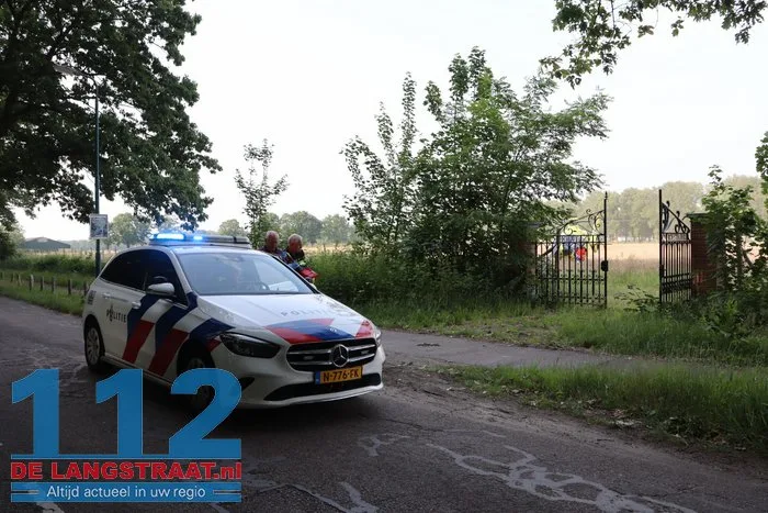 Traumahelikopter landt nabij De Roestelberg Kaatsheuvel 112 De Langstraat