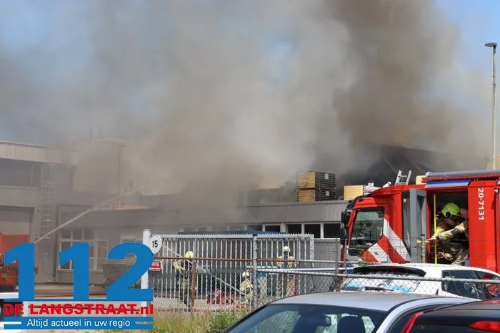 Grote brand bij fabriek van bakkerij Daelmans in Nieuwkuijk: pand ontruimd 3 Grote brand bij fabriek van bakkerij Daelmans in Nieuwkuijk: pand ontruimd 112 De Langstraat