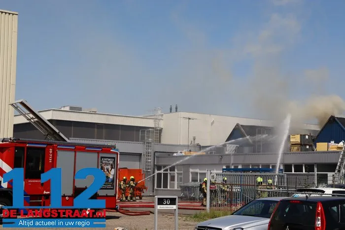 Grote brand bij fabriek van bakkerij Daelmans in Nieuwkuijk: pand ontruimd 7 Grote brand bij fabriek van bakkerij Daelmans in Nieuwkuijk: pand ontruimd 112 De Langstraat