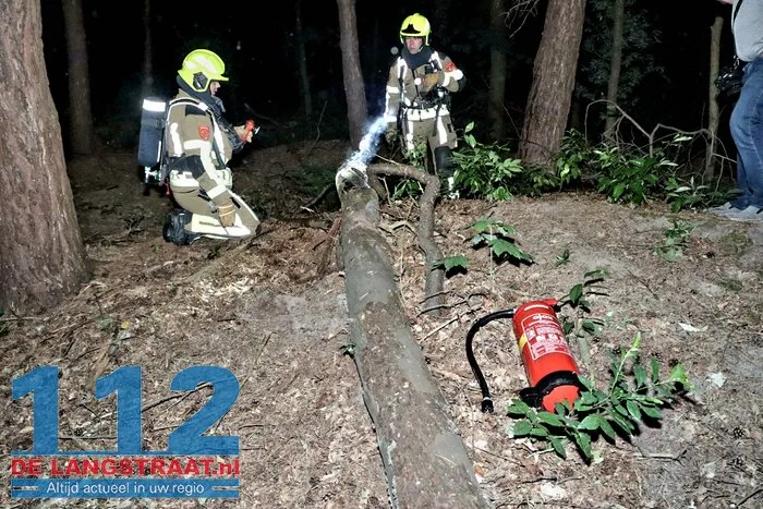 Kleine bosbrand tussen park De Efteling en Bosrijk snel geblust Kaatsheuvel 4 Kleine bosbrand tussen park De Efteling en Bosrijk snel geblust Kaatsheuvel 112 De Langstraat
