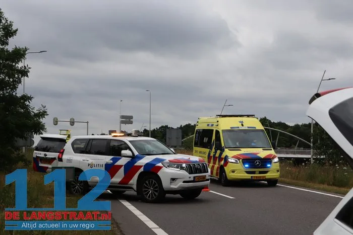 Auto’s botsen op drukke weg bij de Efteling, oprit korte tijd dicht 112 De Langstraat